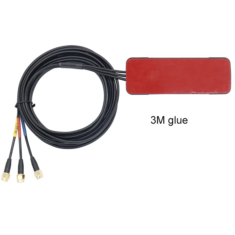 4G WIFI GPS antenna LTE Three in one Combine Outdoor waterproof Active antenna SMA-J male 1m 3m cable 3M glue