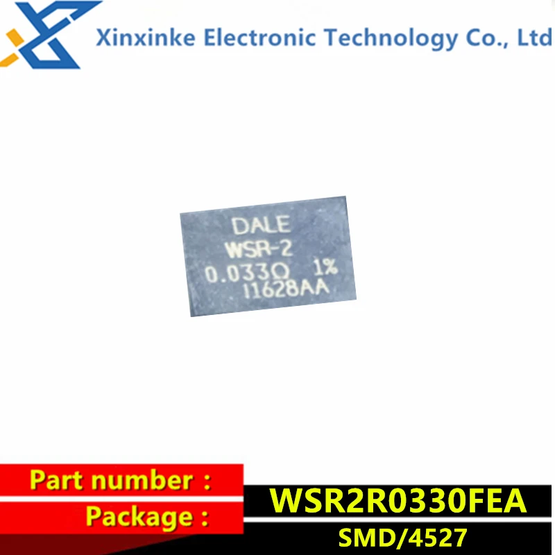 WSR2R0330FEA WSR-2 0.033R 1% 2W 4527 33mR 75PPM Current sensing resistor - SMD 2watts .033ohms New original genuine