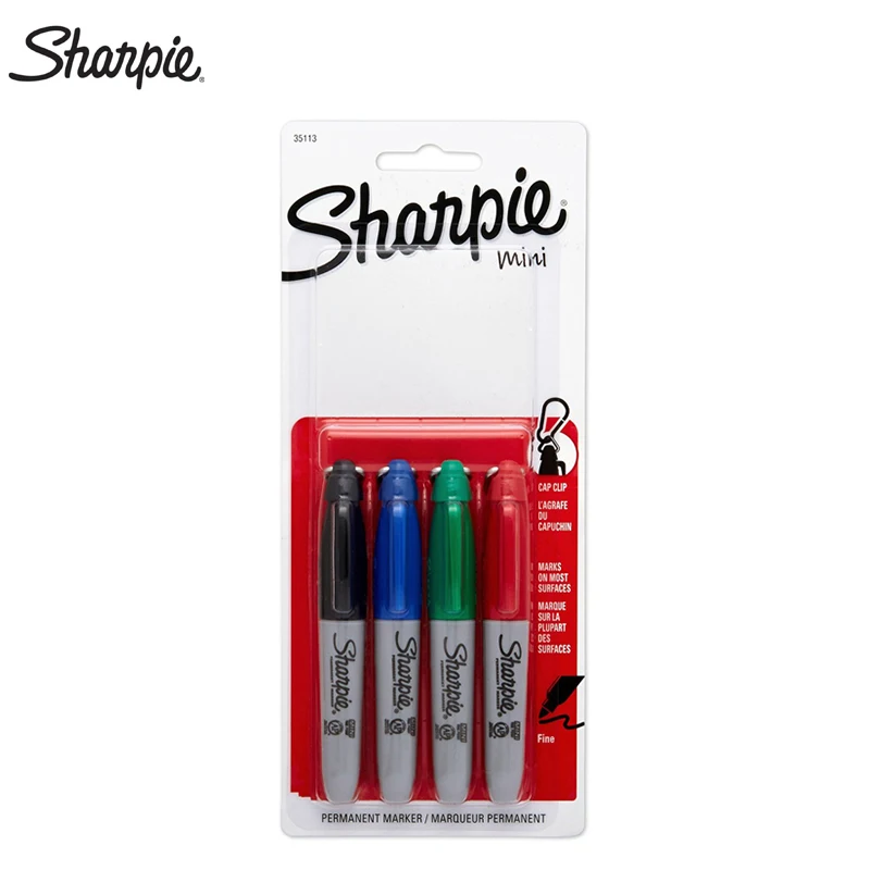 8pcs/4pcs Sharpie Mini Ultra Short Golf Bag Ultra Small Mini Color Marker Pen with Hook