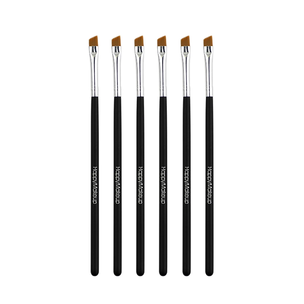 2/5pcs Eyebrow Brush Single Beveled Wooden Handle Eyebrow Brush Eye Powder Foundation Brush Eyebrow Makeup Brush Clean