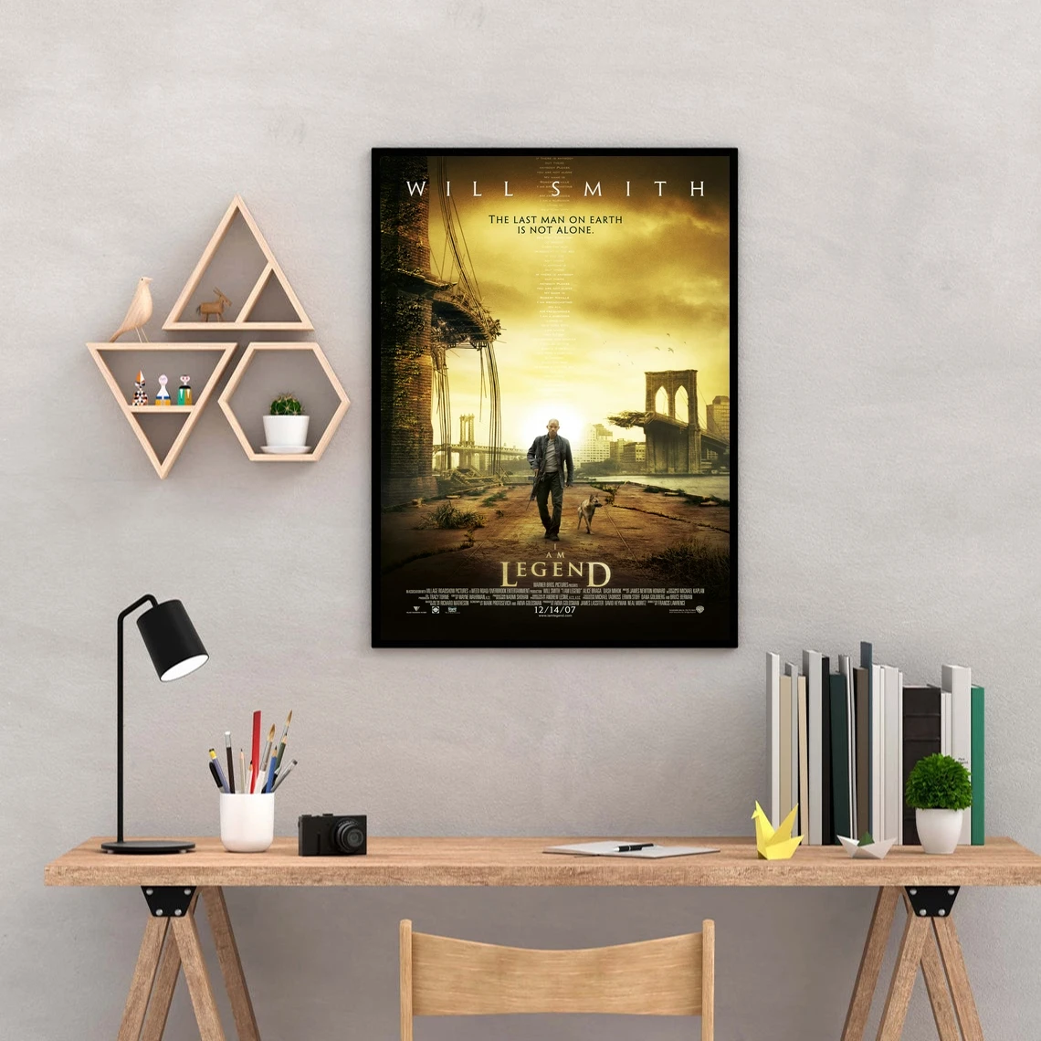 I Am Legend Movie Poster Canvas Print Home Decoration Wall Painting ( No Frame )