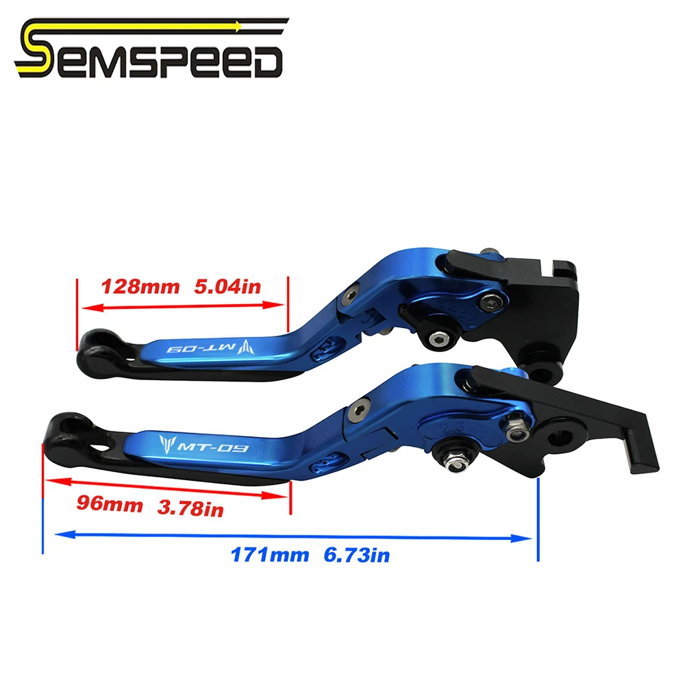 Semspeed Stretch Foldable lever For Yamaha MT-09 2022 SP Tracer 900 GT 2021 Adjustable Brake Clutch Levers Left Right Newes mt09