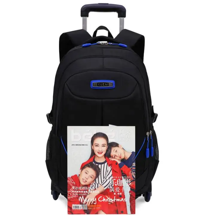 École sac à dos roulant sacs enfants sac d'école chariot ensembles de sacs enfants école sac à dos à roulettes pour garçons sac d'école avec roues