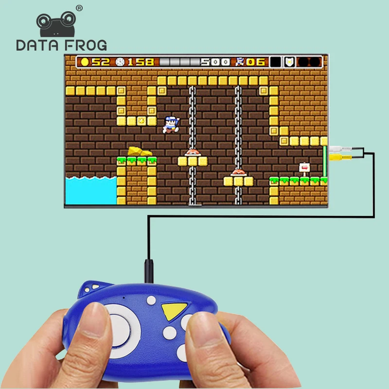 

Data Frog Retro Mini Video Game Console 8 Bit Game Player Build In 89 Classic Games Support TV Output Best Gift for Kids 2023