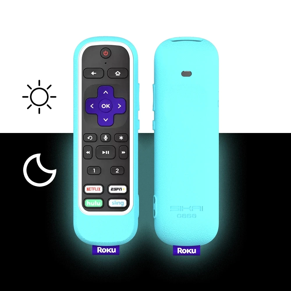 SIKAI Protective Case for ROKU Voice Remote Pro/Roku Ultra 2020/2019/Roku Ultra 4800R 4670R RCS01R Voice Remote Pro with Loop