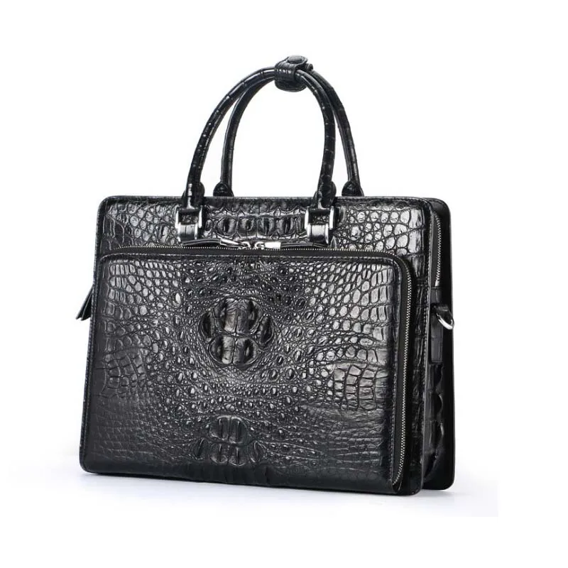 dongou crocodile  Men's bags  handbag  Genuine crocodile leather  male  Commercial package  Single shoulder bag  men handbag