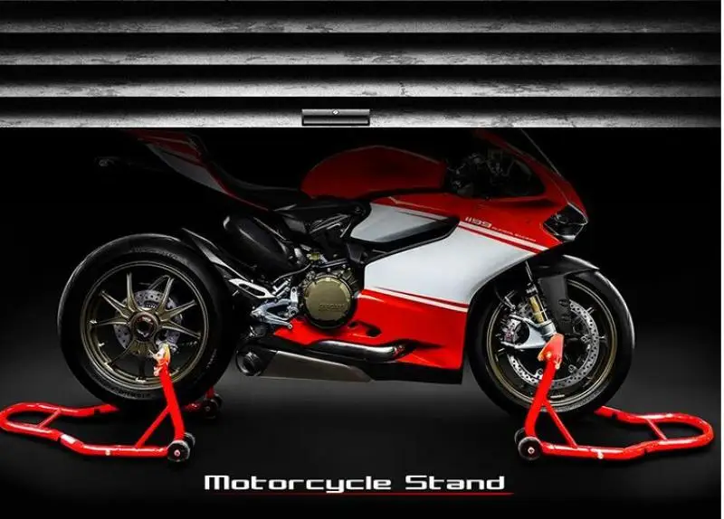 Motorcycle Stands Rear Wheel Support Frame Bike Stand Swingarm Lift for Auto Bike Shop Repairing Tool