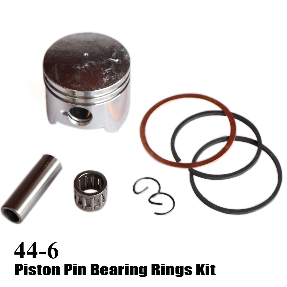 49CC (44-6) or 47CC (40-6) Engine Cylinder Head With Piston Pin Full Kit For 2 Stroke Mini Dirt Bike ATV Quad Pocket Bike