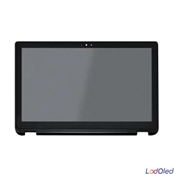 15.6 ''IPS Panel Touch Glass Digitizer Display LCD Screen Assembly + Frame per Toshiba Satellite Radius P55W-B Series P55W-B5112