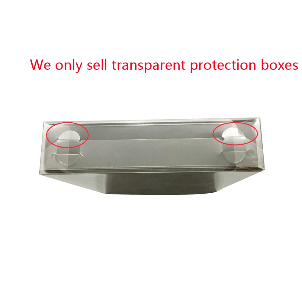 10 PCS Transparent Collection Storage Box For S-N-K Home Game Console For NEO-GEO aes Plastic Case PET Protector display box