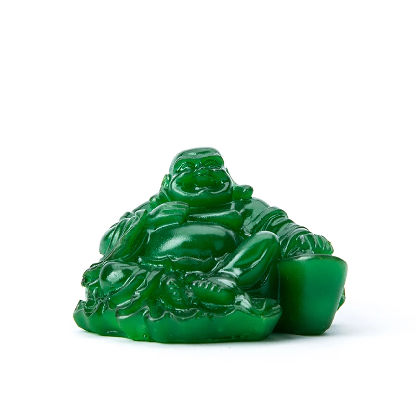 Jade Buddha Tea Pet Water Tea Tray Pet Accessories Handmade Tea Pet for Kungfu Tea Tray Great Gift for Tea Lover - Green