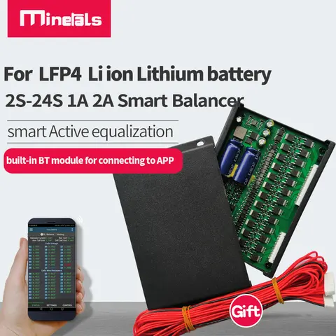 Jikong Balancer 4s 5s 6s 8s 10s 12s 13s 14s 16s 20s 21s 24s 1a 2a 이퀄라이저 액티브 이퀄라이제이션 지원 블루투스 APP 모니터링
