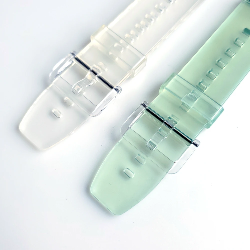 サムスンギャラクシーウォッチ用の交換可能なシリコンストラップ,サムスンギャラクシーウォッチ用の透明なTPUシリコンストラップ3 45mm 41mm/46mm 42mm/アクティブ2 44mm 40mm