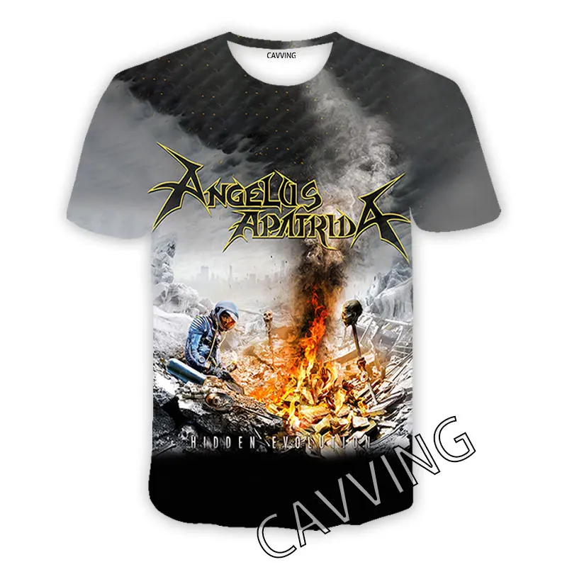 CAVVING-camisetas informales con estampado 3D de Angelus aatrida para hombre y mujer, camisetas de Hip Hop, Tops de estilo Harajuku, ropa