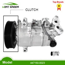 NEW 6SEL14C AUTO CAR AC A/C AIR COMPRESSOR 6PK For Renault Megane 1.5D-1.6D 2009- 8200939386 447150-0022 447150-0023 447150-0021