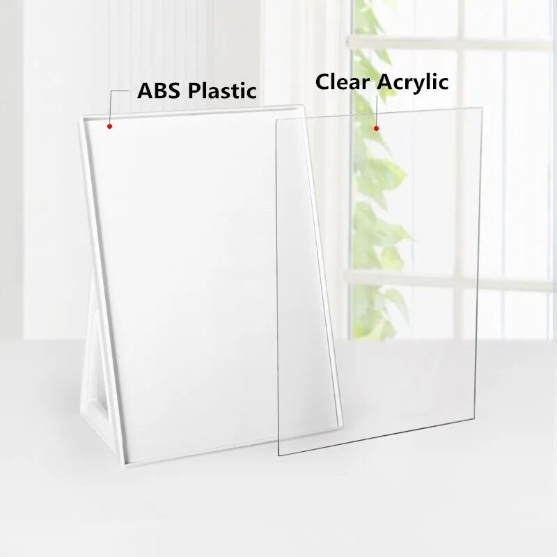 A4 Three Use Ways Plastic Picture Photo Poster Display Frame Menu Paper Letters Documents Sign Holder Stand Case