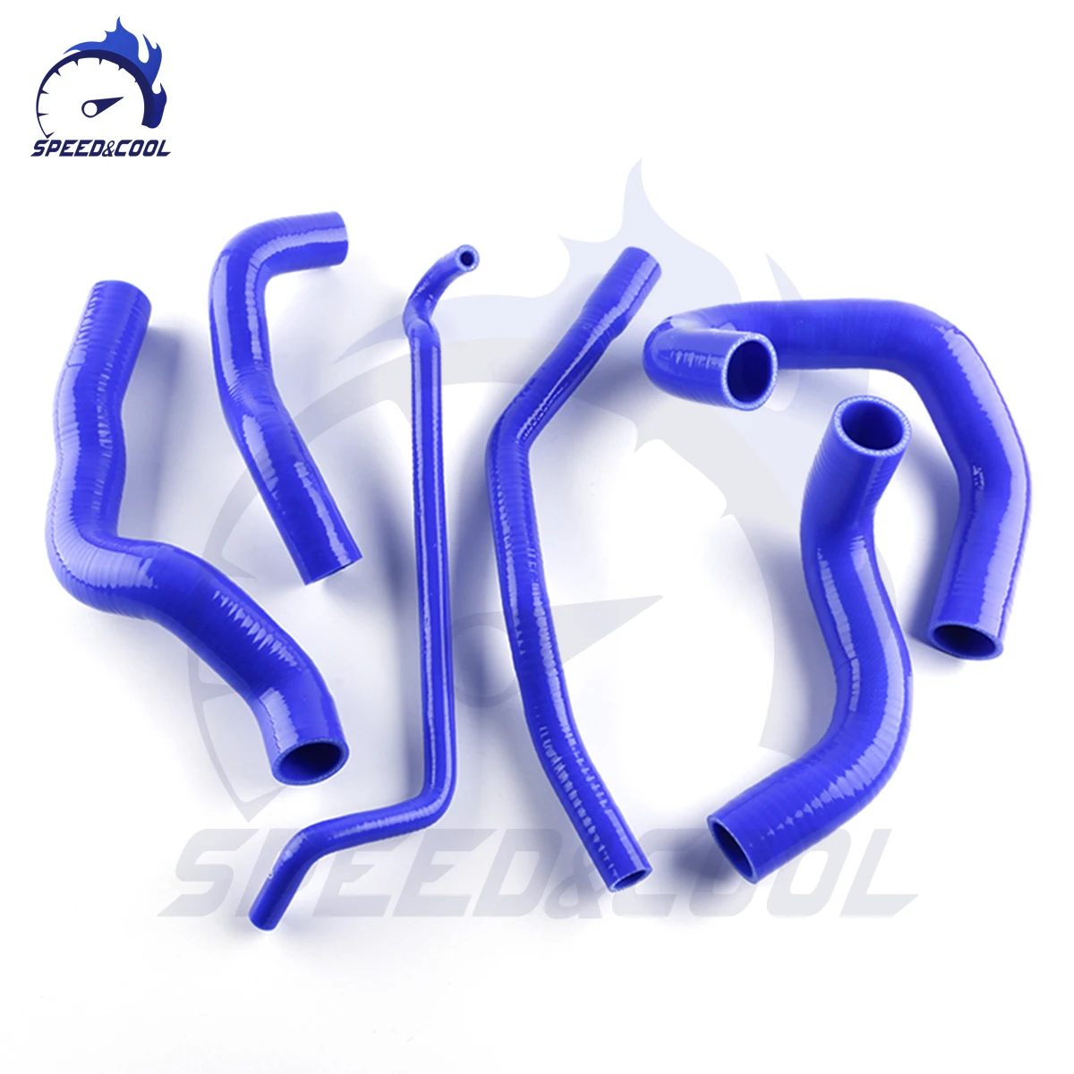 SPEED&COOL For 2005-2010 Ford Mustang GT Shelby V8 MT Car Silicone Radiator Coolant Pipe Tube Hose Kit