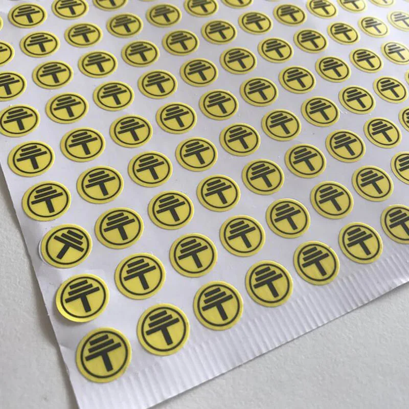 500 Stickers 1cm Round Ground Mark Sign Label Universal Adhesive Waterproof