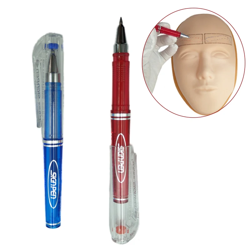 

Microblading Accessories With Eyebrow Rulers Microblading Marker Pens Permanent Makeup Tattoo Kit Eyebrow Embroidery Supplies