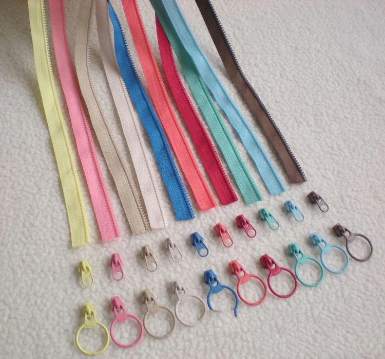 10PCS Zipper Slider Puller 3# for Nylon Zip Closure DIY Bags Wallet Purse Cover Zipper Head Sewing Tailor Accessory