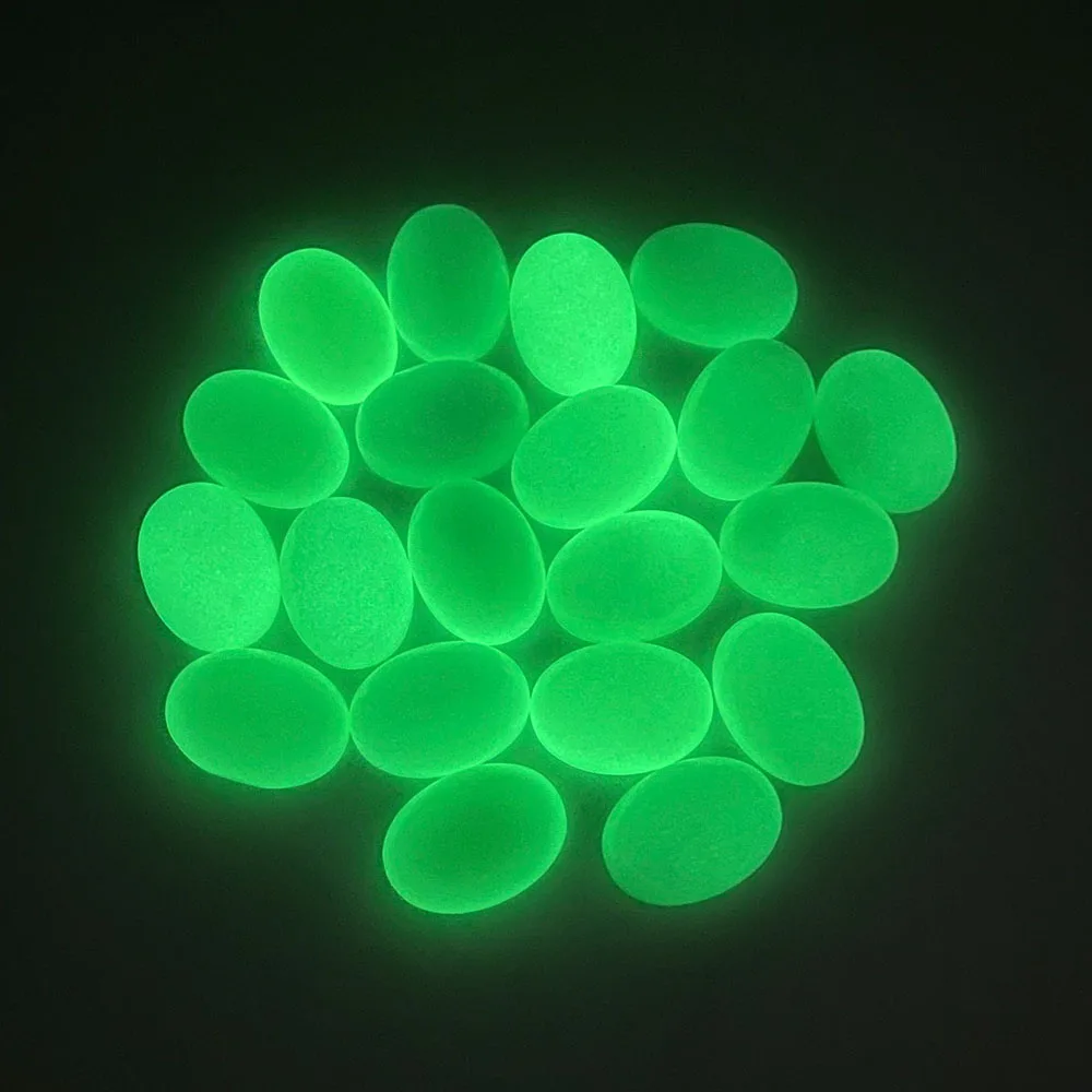 fashion Luminous stone 20Pcs/lot oval cabochon beads for jewelry making 25X18MM charm Ring accessories no hole wholesale