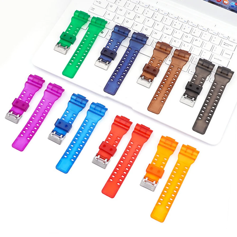 Silicone Watch Band for Casio G-Shock GA-100/110/120/150/200/300/400/700 GD-100/110/120 G-8900 GW-8900 Wrist Strap Bracelet