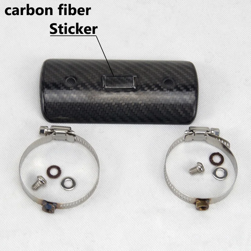 Motorcycle Project Exhaust Muffler Carbon Fiber Protector Heat Shield Cover Guard Anti-Scalding Cover for TMAX530 CB400 Z900