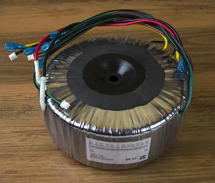 Transformador Toroidal de 1200W, transformador de alta potencia con cable de cobre puro de 220V a doble 56V + doble 56V, individual de 12V X 3