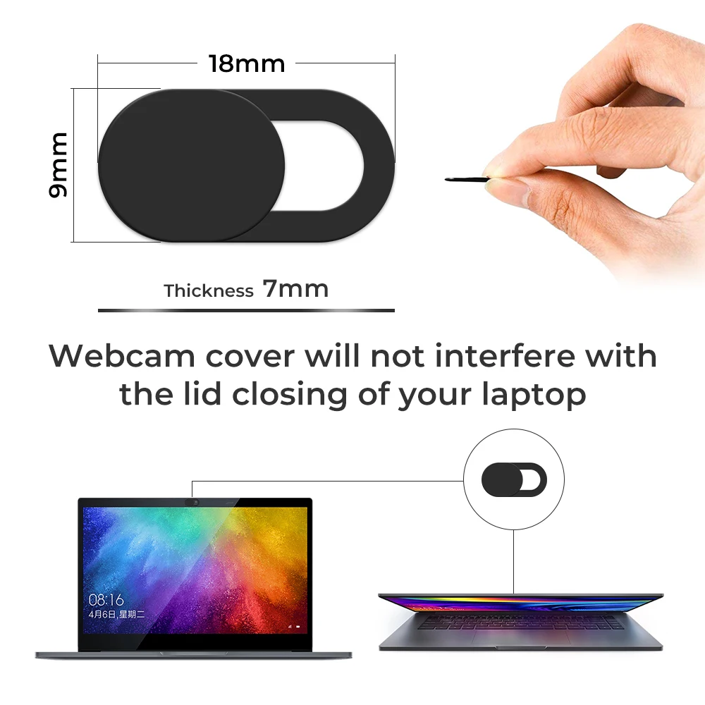 Webcam Cover Universal Phone lens Antispy Camera Cover For PC iPad Web Laptop Macbook Tablet lenses Shutter Privacy Sticker