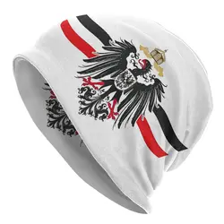 Bandiera dell'impero tedesco Imperial Eagle Skullies berretti germania cappello Cool Street berretti Unisex cappello lavorato a maglia con cofano a doppio uso