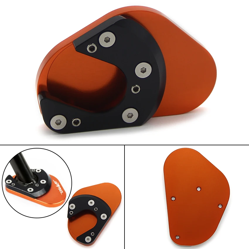 Side Stand Enlarge Plate Kickstand Extension For KTM 125 200 390 Duke RC125 RC200 RC390 690 Enduro 950 Adventure 990 Supermoto