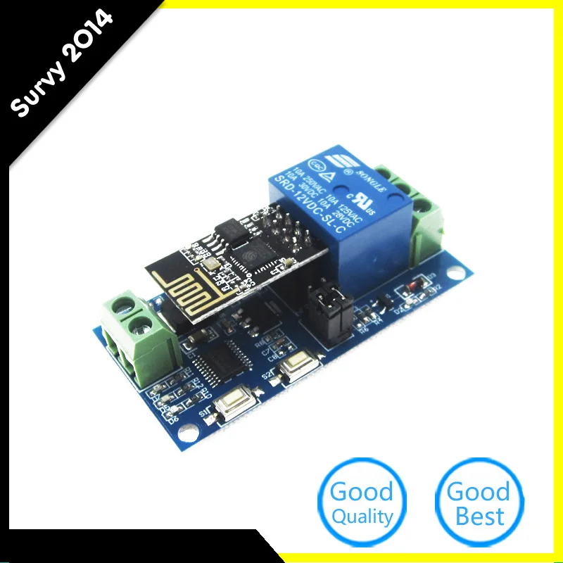 12V ESP-01 ESP8266 1 Channel WiFi Relay Module Remote Control Switch For IOT Smart Home Phone APP Controller diy electronics