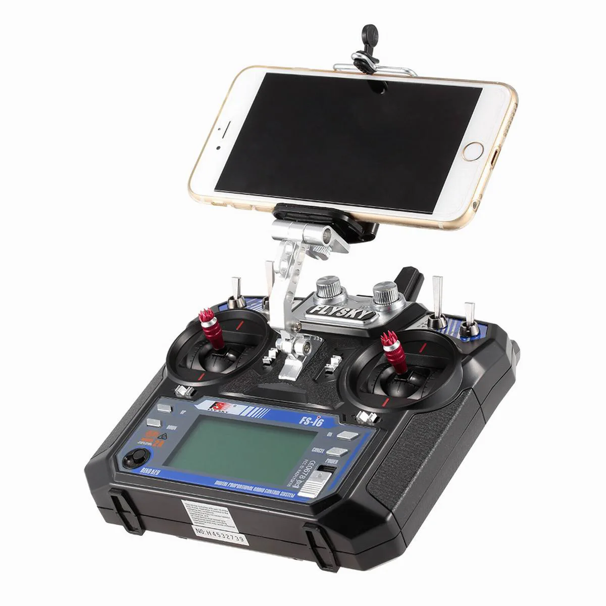 FPV Displayer Phone Holder Fixed Mount Bracket Part For FlySky FS-i6 I6S i6X JR Futaba T14SG RC Transmitter