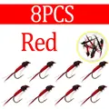 8 PIEZAS ROJAS