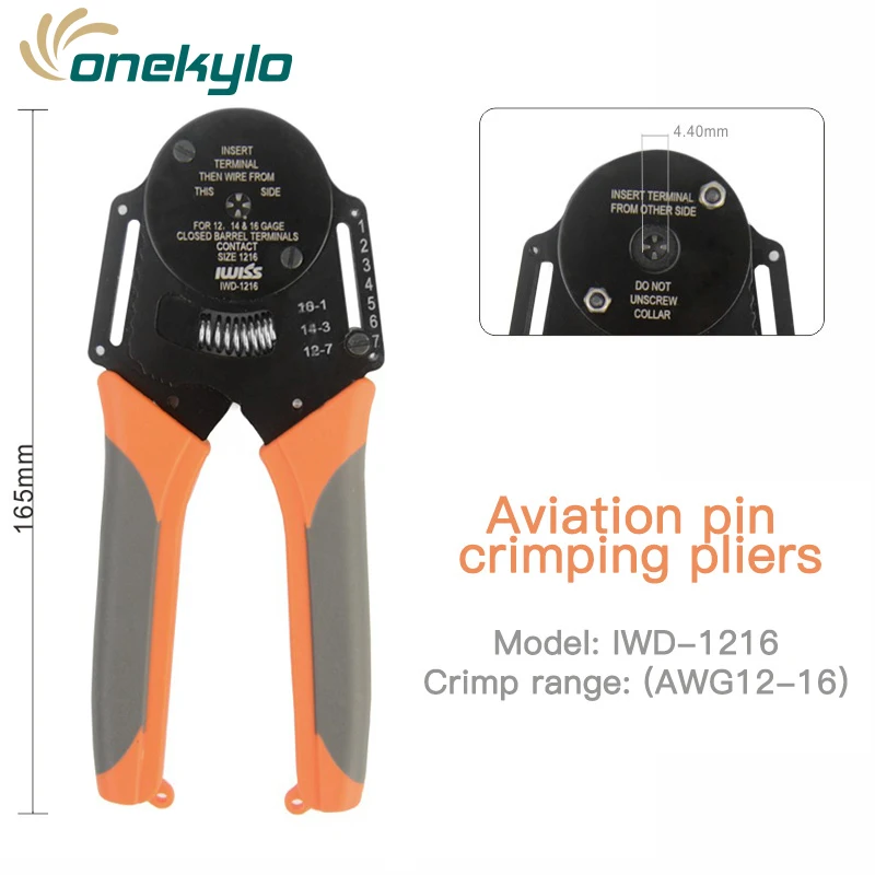 IWD-1620/IWD-1216 heavy duty Connettore Spille Crim Spille g Strumento Per HARTING HDD Maschio e Femmina Aviation Spille Piegatore pinze