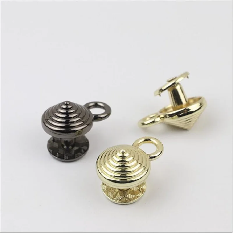 10pcs/lot luggage accessories, metal bag hanging pendant bag belt side ring screw bag hanging chain buckle rivet