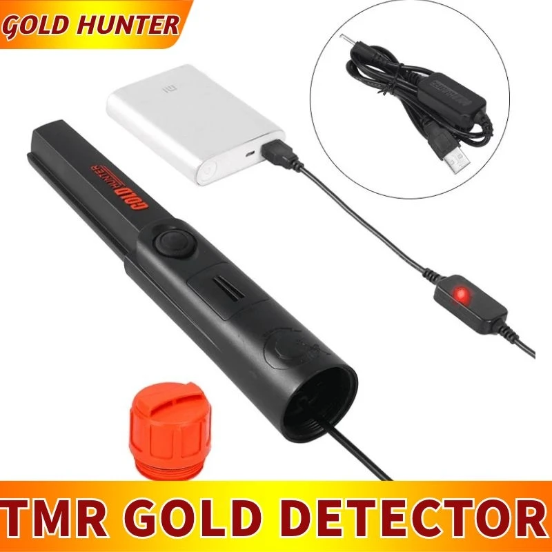 

Gold Hunter TMR USB rechargeable metal detector pinpointer waterproof underwater metal detector handheld gold metal detector