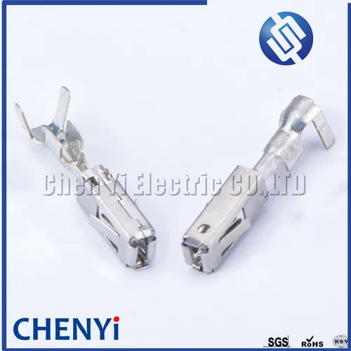 50 Uds. Terminales de la serie de 2,8mm terminal de cable tyco terminal de engarzado para conector y terminales automáticos DJ627B-2.8B para 1- 968849 -1