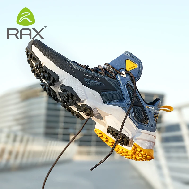 

Rax Men's trekking shoes Women's army green trekking boots Breathable mountain climbing camping outdoor sports hunting walking s