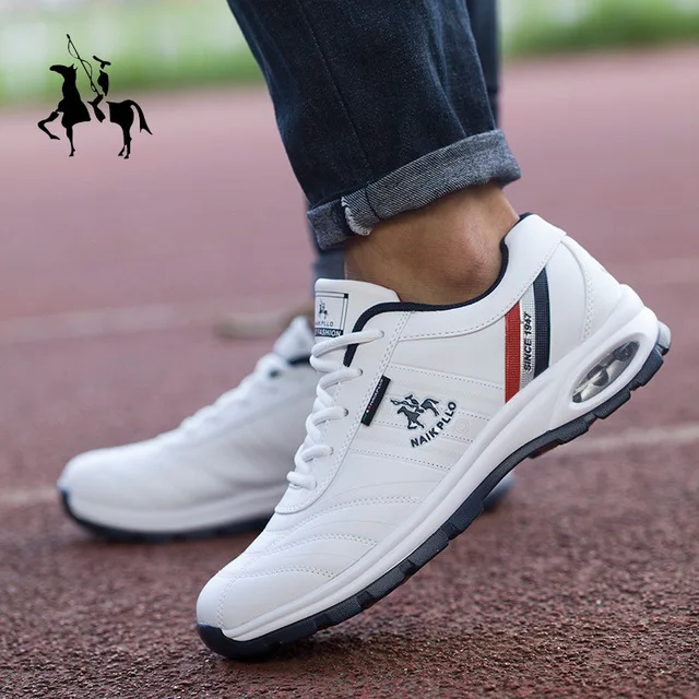 Paul-Zapatillas deportivas de Golf para hombre y niño, zapatos informales con cojín de aire, tenis, estudiantes, color blanco