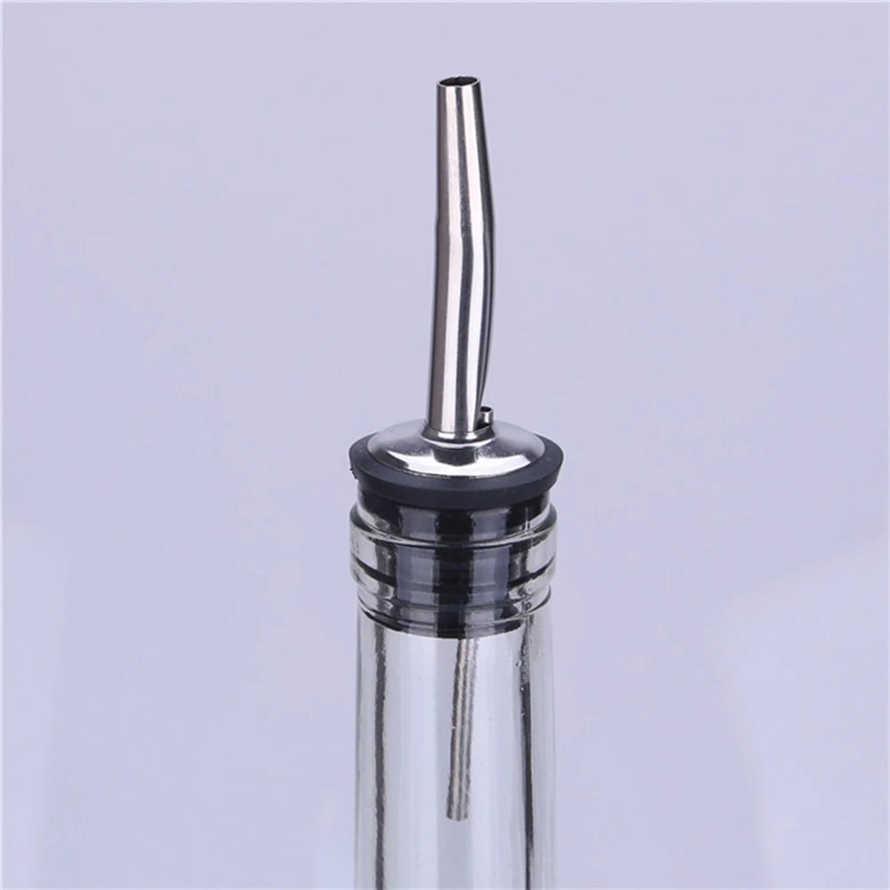 1pcs Stainless Steel Wine Stopper Bottle Pourer Nozzle Olive Oil Wine Dispenser Mouth Levert For Whisky Cocktail Bar Accessories