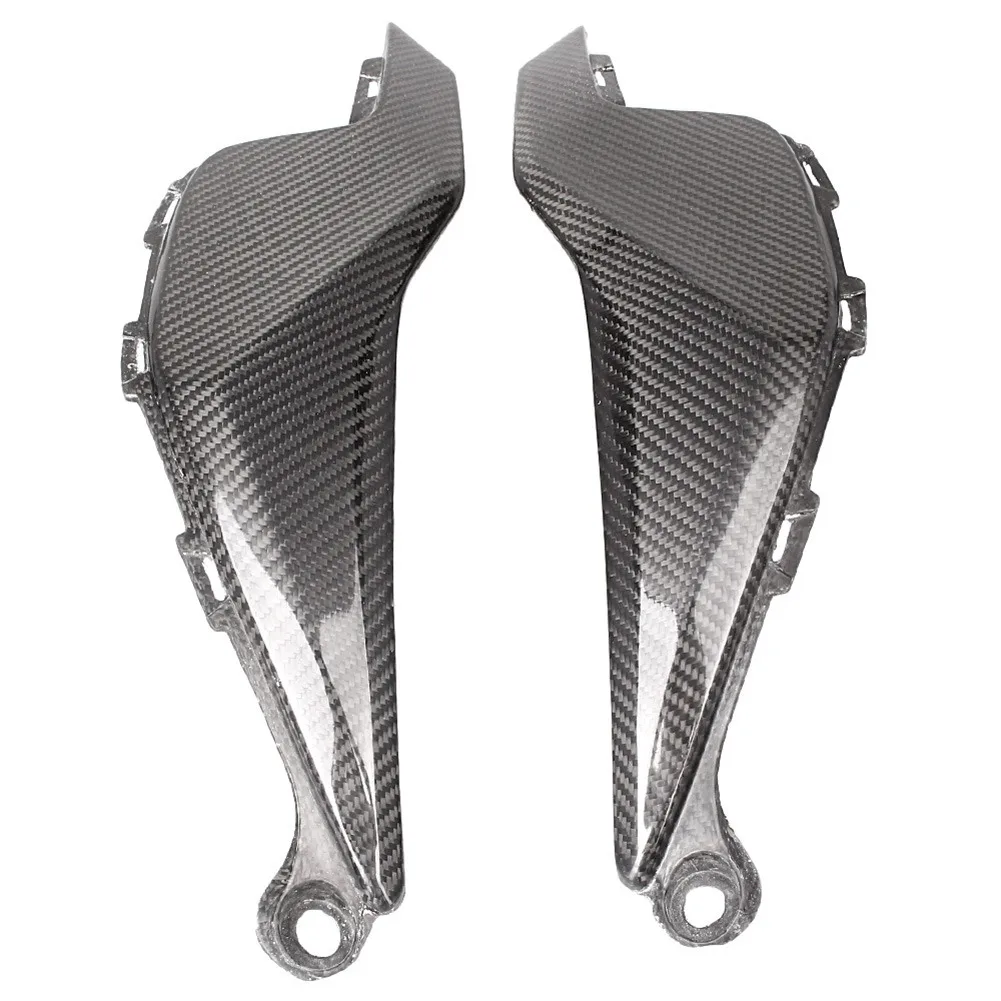 2PCS Motorcycle Tank Side Cover Panels Fairing for Honda CBR1000RR 2012 2013 2014 CBR 1000RR Black Carbon Fiber