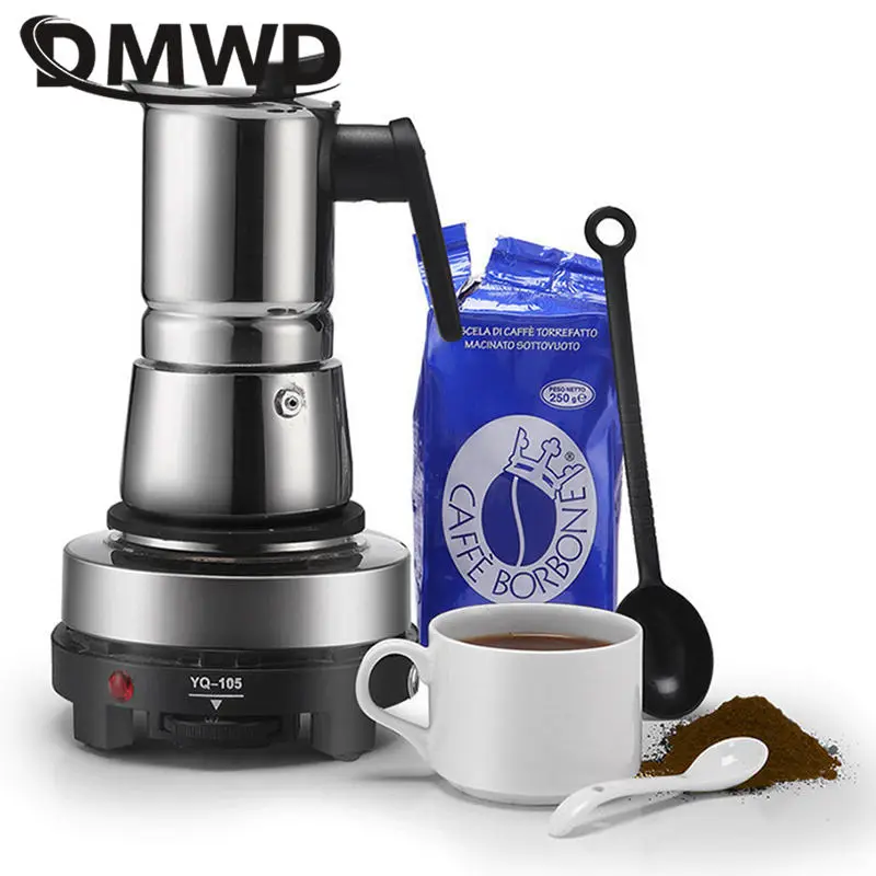 DMWD Moka pot coffee dedicated heating plate milk heater Small electric stove Power adjustable temperature control furnace