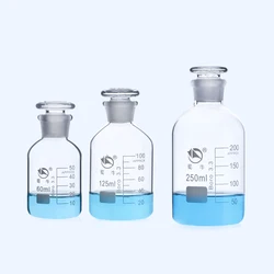 High Borosilicate Glass Narrow-mouth Bottle Laboratory Transparent Large Mouth Reagent Bottle
