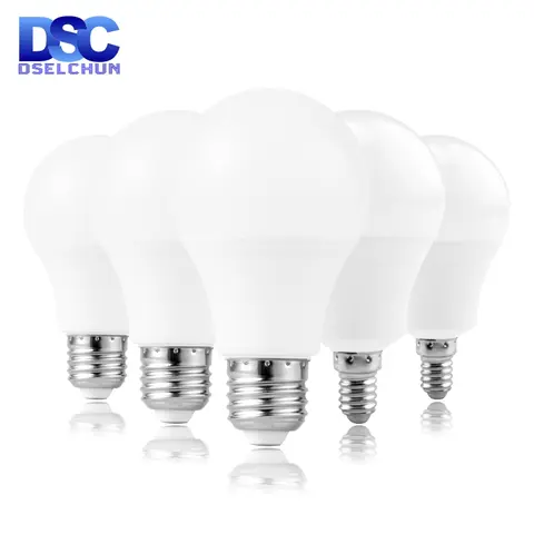 4pcs E27 E14 LED Bulb Pack 3W-20W DSELCHUN
