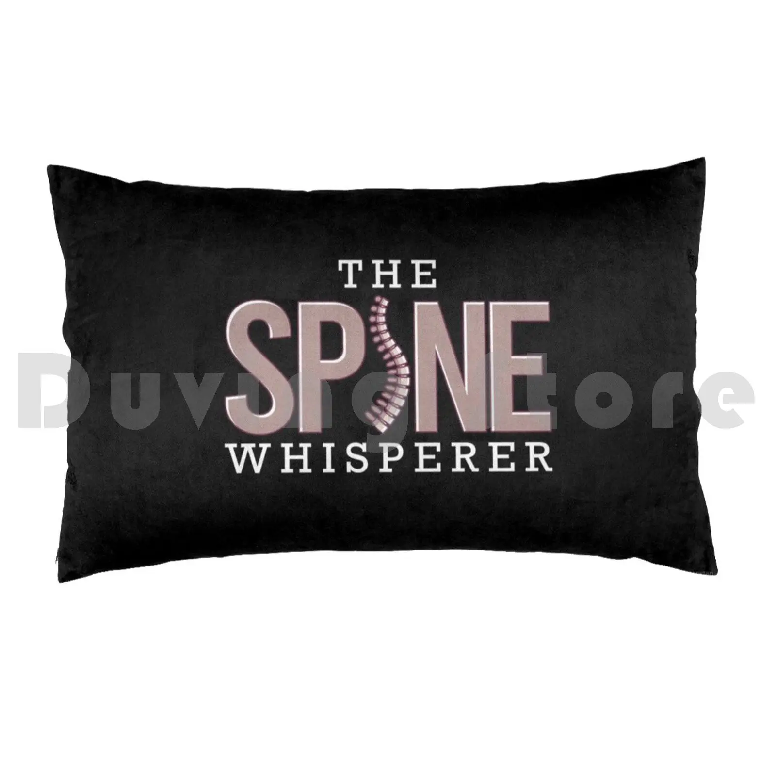 Spine Whisperer Pillow Case Printed 50x75 Chiropractor Chiro Spinal Column Physio Physical Therapy