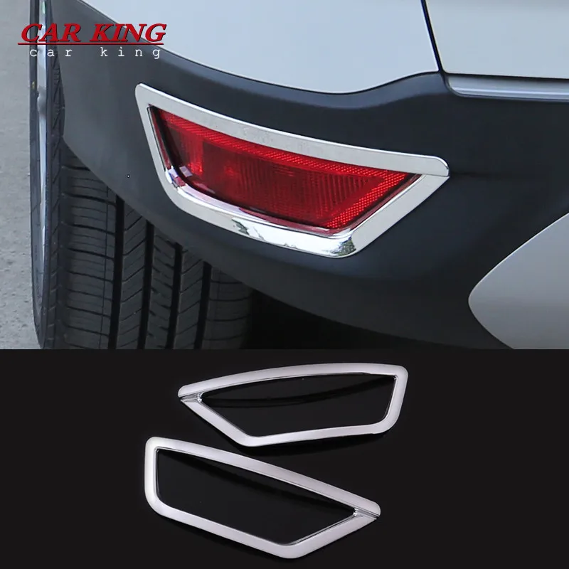 

For Ford Kuga Escape 2013 - 2017 ABS Chrome Car Rear Fog Light Cover Stickers External Decoration Auto Car Styling Accessories