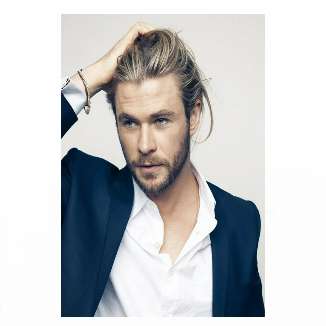 لوحة جدارية لتزيين المنزل من كريس هيمسوورث (بدون إطار) #5