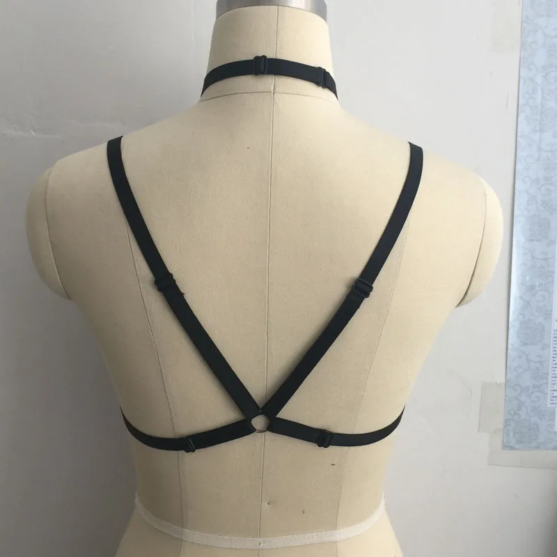 HANAERNES 2020 sexy Lingerie Cage bondage harness Bra and chest cage harness small boudoir Intimates  Body Harness Belt