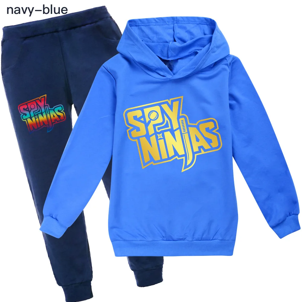 

Boy Girl SPY Ninjas Clothing Sets Children Birthday suit Boys Tracksuits Kids SPY Ninjas Sport Suits Hoodies Top+Pants 2-16Y